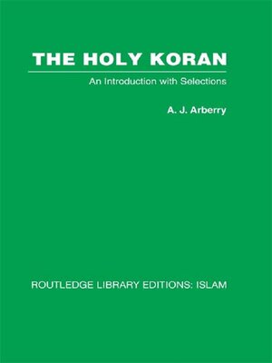 cover image of The Holy Koran